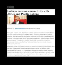  India to improve connectivity