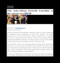 Corridor is the answer to OBOR