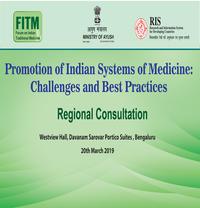  Regional Consultation On Indian Systems of Medicines: Challenges and Best Practices